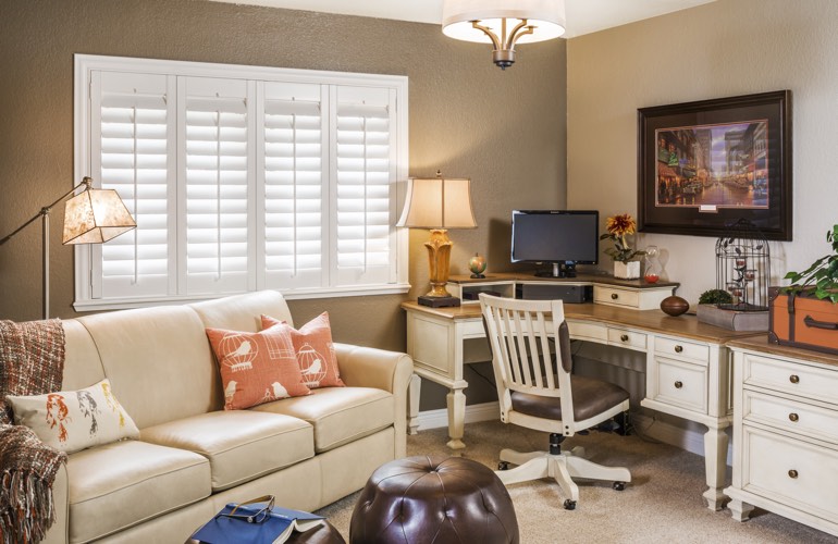 Home Office Plantation Shutters In St. George